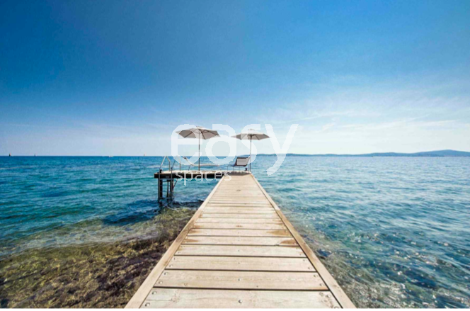 Ponton pour un shooting photo en région PACA